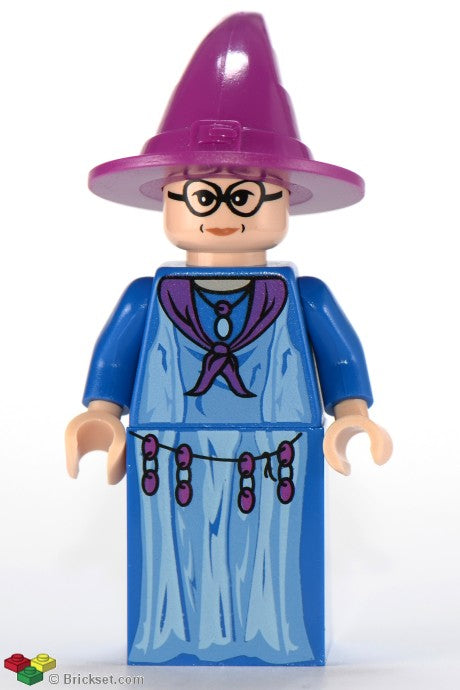 Professor Sybill Trelawney Purple Hat HP049 | Harry Potter Minifigure | LEGO