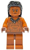 Ugha Warrior with Hair IAJ015 | Indiana Jones Minifigure | LEGO