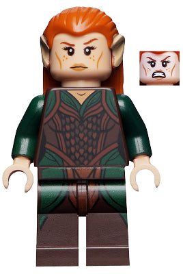 Tauriel-Dark Green and Dark Brown Outfit LOR034 | Lord of the Rings Minifigure | LEGO