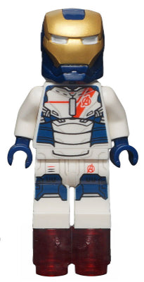 Iron Legion-Trans Neon Orange Head SH0168| Super Heroes Minifigure | LEGO