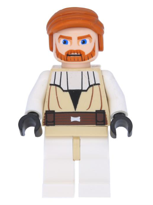 Obi-Wan Kenobi-Large Eyes SW0197 | Star Wars Minifigure | LEGO