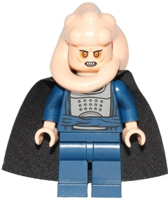 Bib Fortuna-Dark Blue Robe-Light Nougat Skin SW0404 | Star Wars Minifigure | LEGO