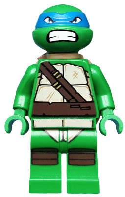 Leonardo-Gritted Teeth TNT002 | Teenage Mutant Ninja Turtles Minifigure | LEGO