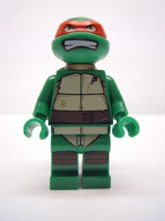 Raphael-Gritted Teeth-Looking Up TNT008 | Teenage Mutant Ninja Turtles Minifigure | LEGO